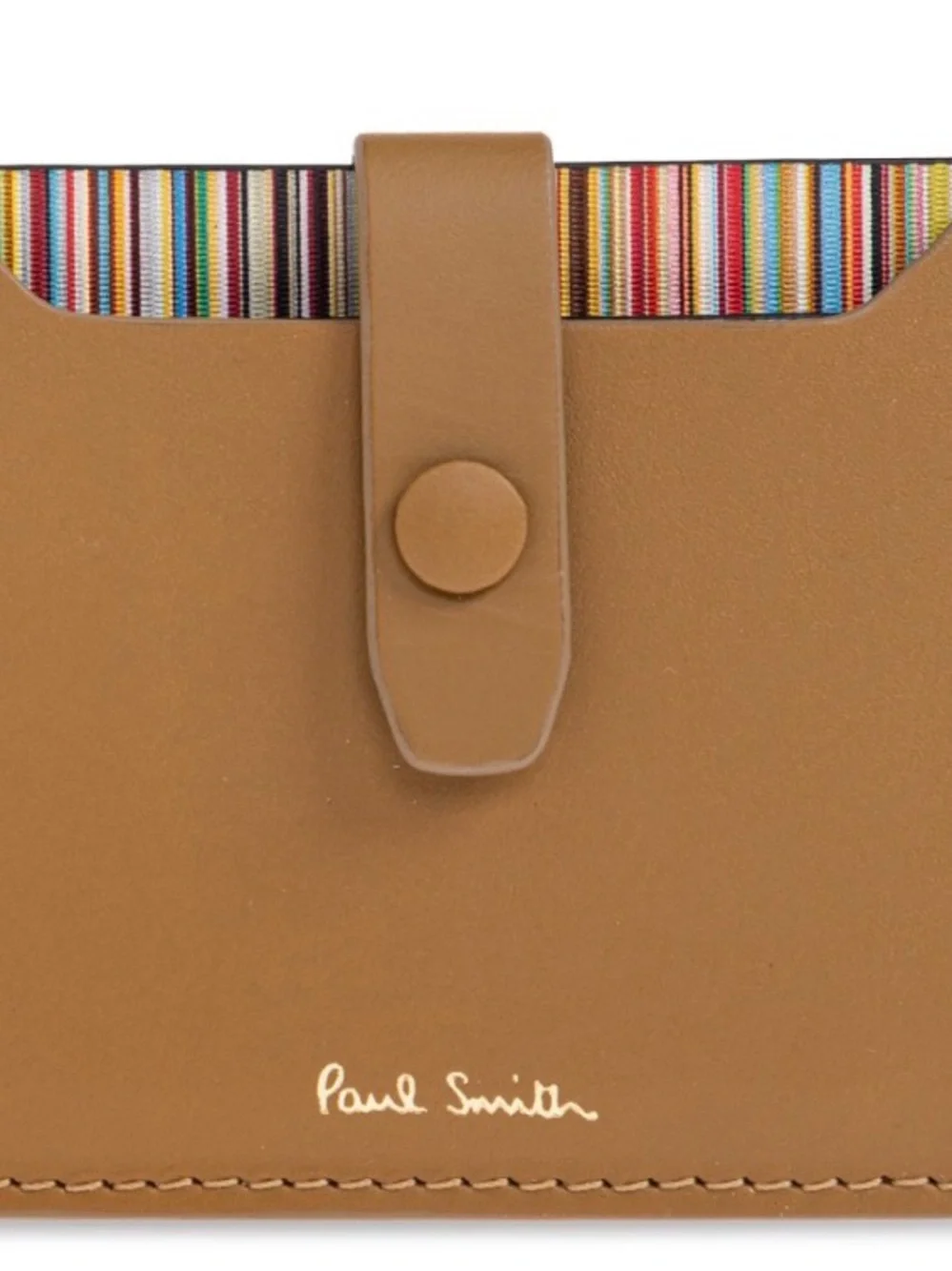 Paul Smith Leather Credit card Holder With ‘Signature Stripe’ Pull Out